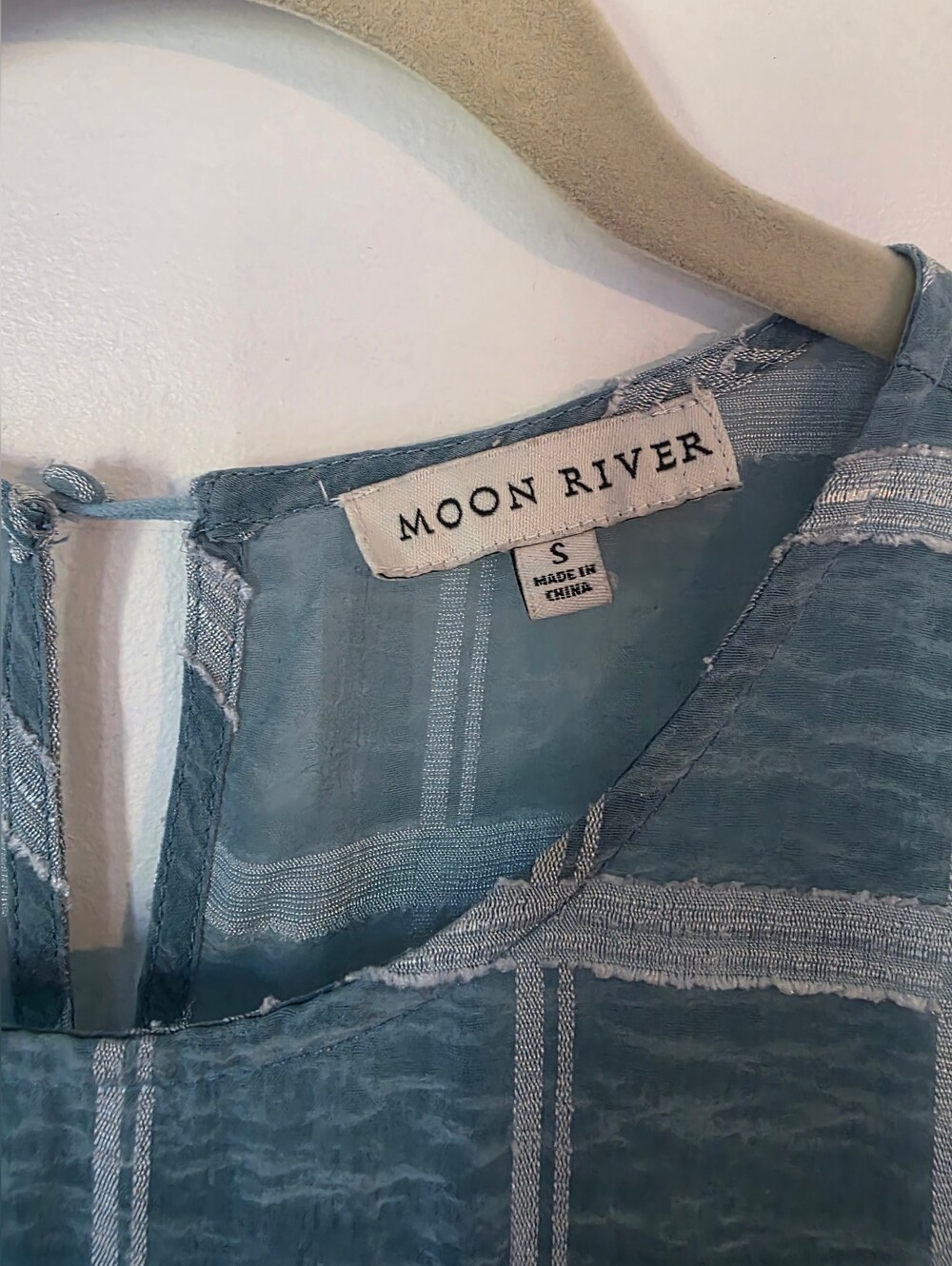 Moon River Light Blue Dress View 5